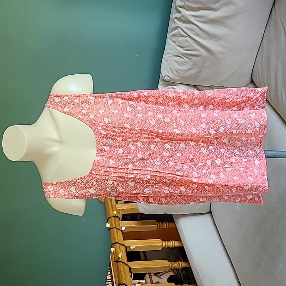 Torrid Sheer Floral Tank Blouse